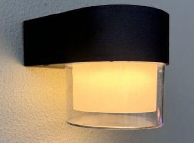 Round Plain wall solar lamp