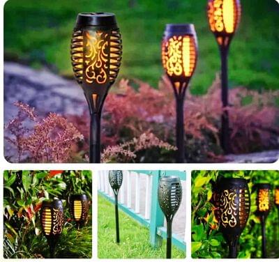 Round mashal solar light